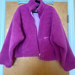 Nike Pink Fleece Jacket